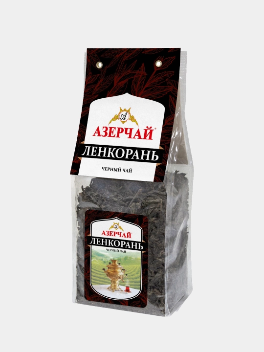 Черный чай крупнолистовой Ленкорань, байховый 100 гр