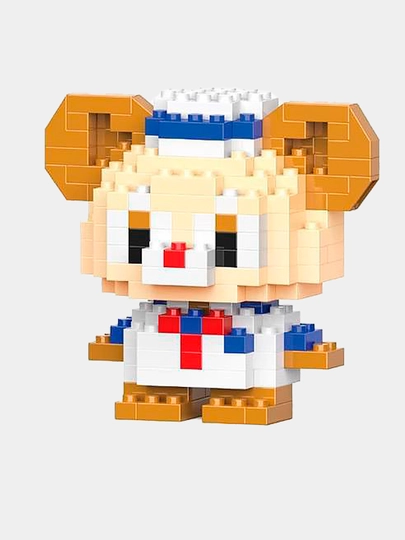 Игрушка-конструктор из мини блоков 3D, 42 вида — 4HOME-967404-СИНИЙ