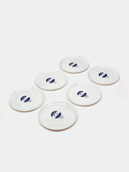Тарелки обеденные Luminarc Diwali White Marble, 25 см, 6 шт
