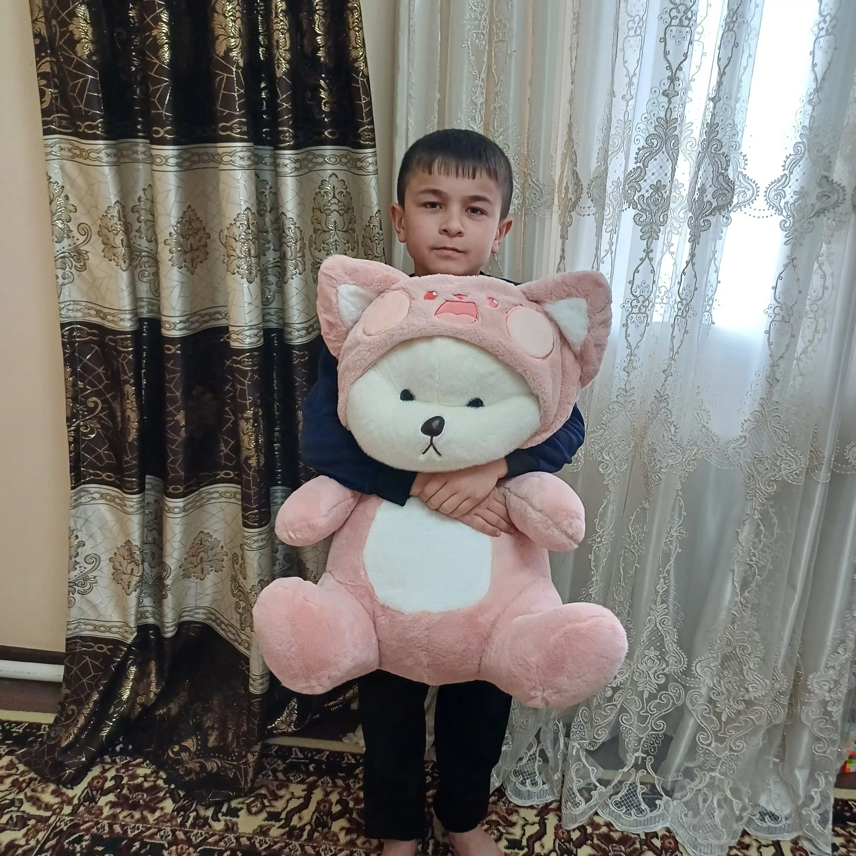 Мягкая игрушка Мишка в капюшоне, в разных размерах