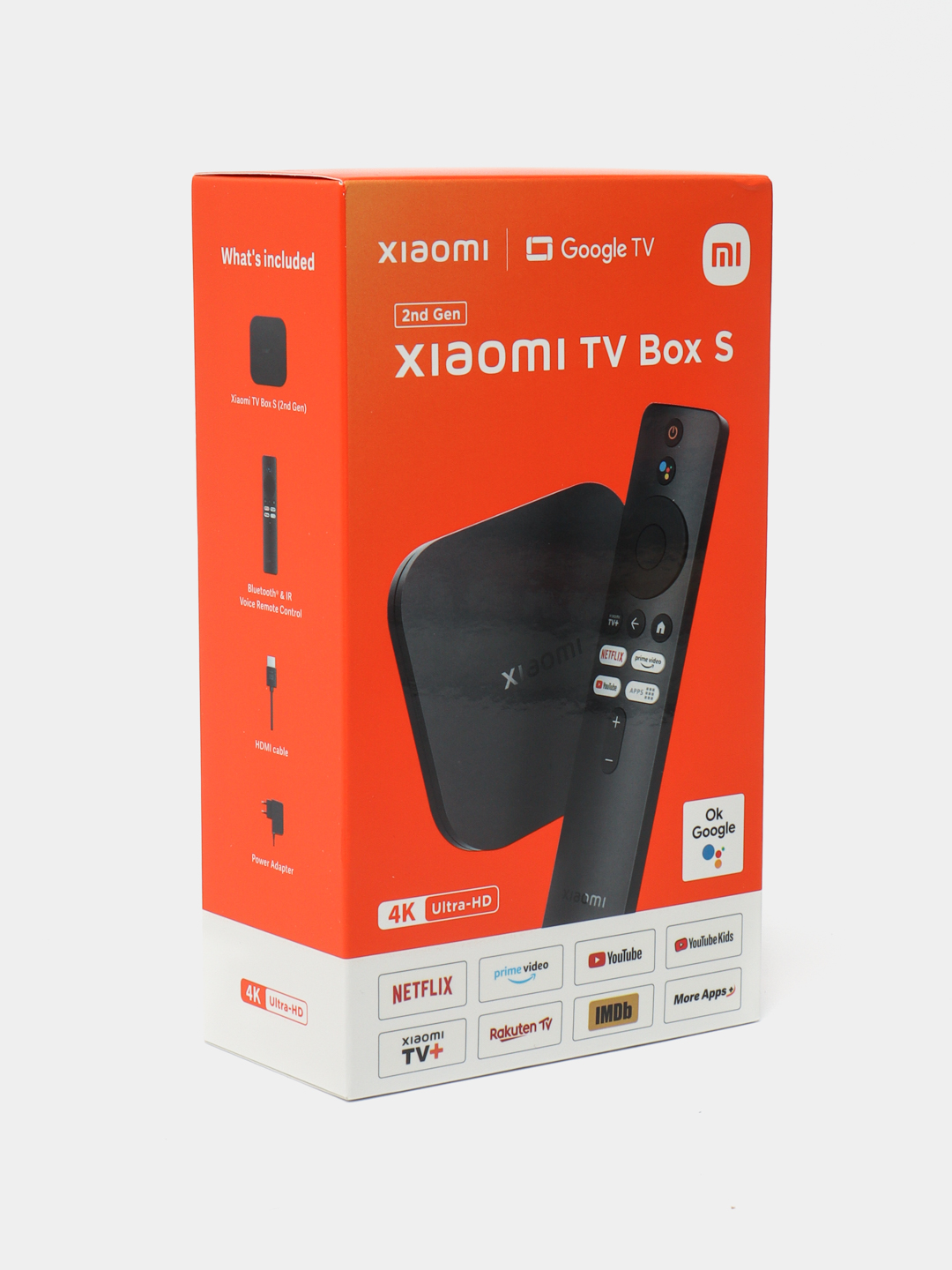 ТВ-приставка Xiaomi Mi TV Box S 2nd Gen Global версия 4k - 