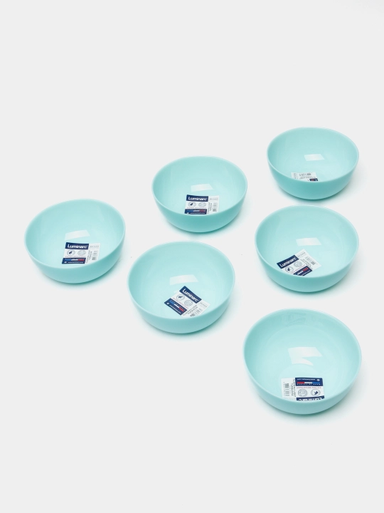 Salat idishlari Luminarc Diwali Light Turquoise, 12 sm, to'plamda 6 dona