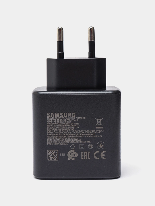 Зарядное устройство Samsung USB C, мощностью 45 Вт