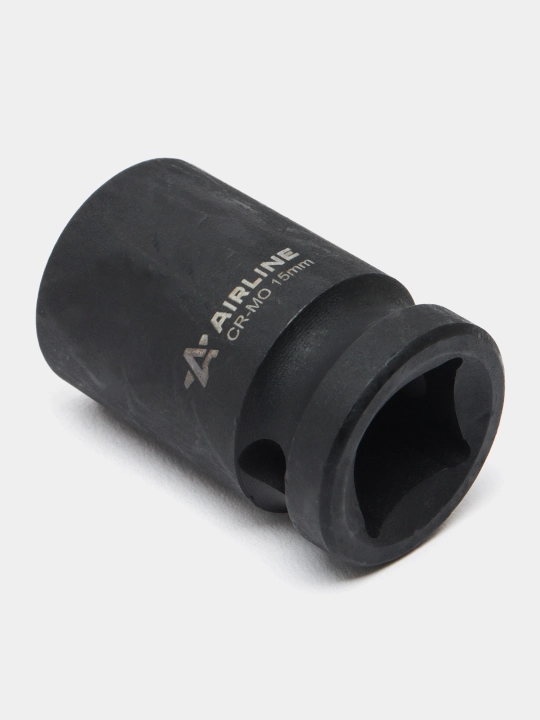 Головка ударная торцевая 1/2" DR шестигранная 15мм L=38 мм, AT-IS12-08