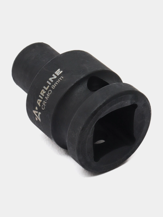 Головка ударная торцевая 1/2" DR шестигранная 8мм L=38 мм, AT-IS12-01