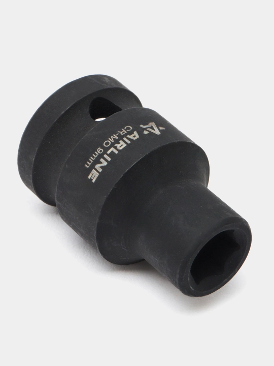 Головка ударная торцевая 1/2" DR шестигранная, 9 мм L=38 мм, AT-IS12-02