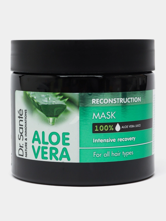 Маска Dr. Sante Aloe Vera реконструкция для всех типов волос, 300 г