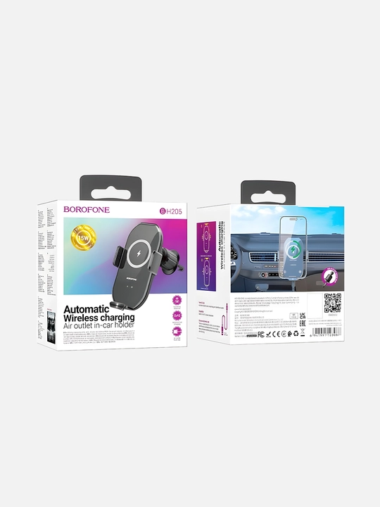 Автомобильный держатель Holder Magsafe Borofone BH91/BH201/BH90/BH71, беспроводная зарядка