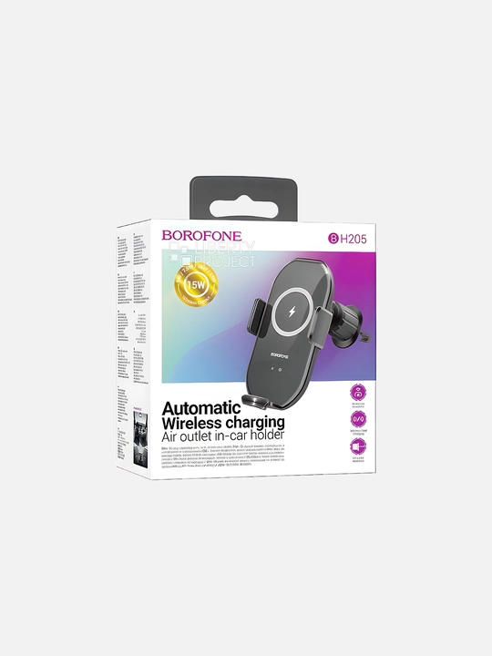 Автомобильный держатель Holder Magsafe Borofone BH91/BH201/BH90/BH71, беспроводная зарядка