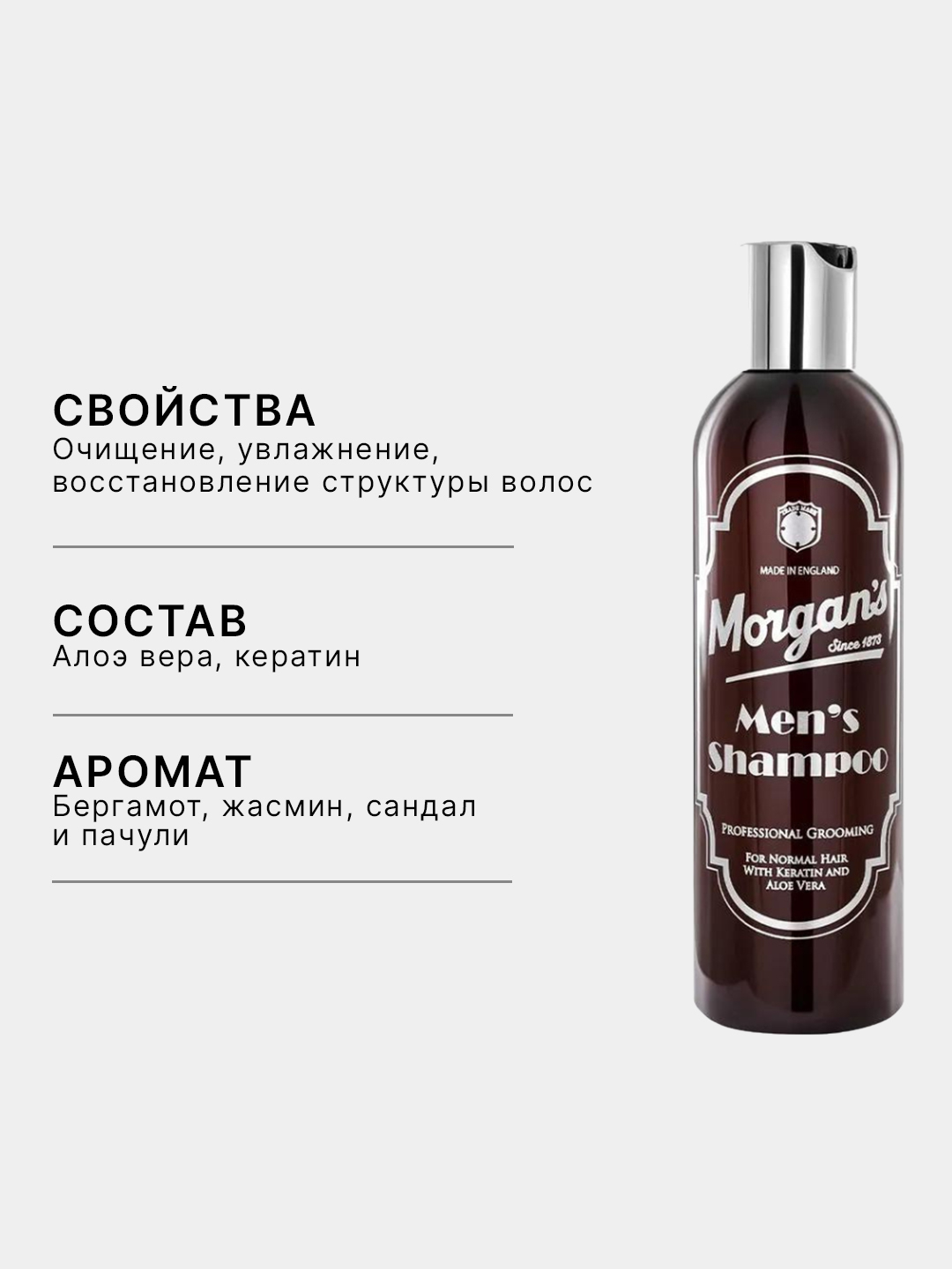 Шампунь для волос, для мужчин, Morgan's купить по низким ценам в ...