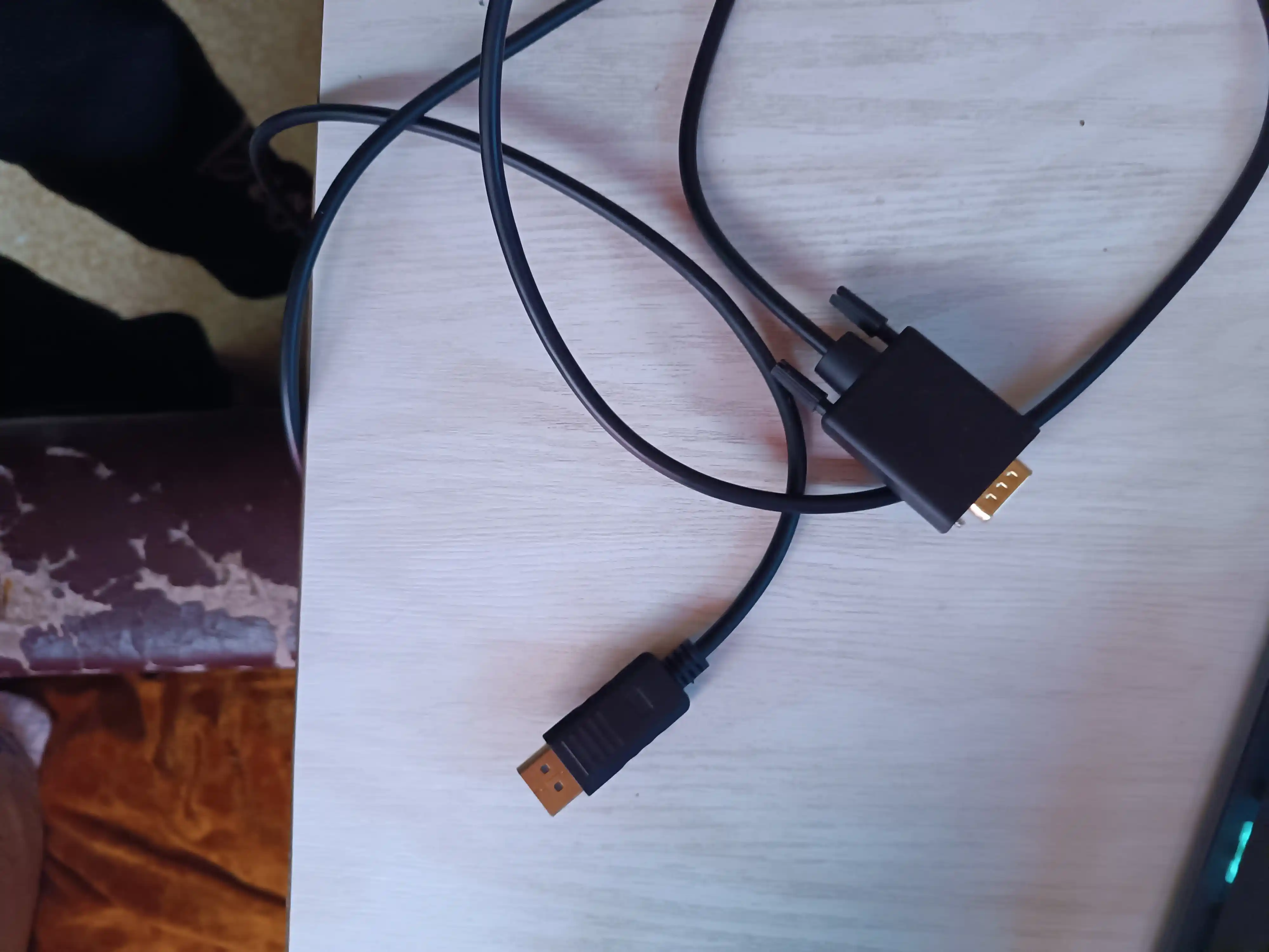 O‘tish kabeli, DisplayPort VGA konverteri, standart, 1.8 m