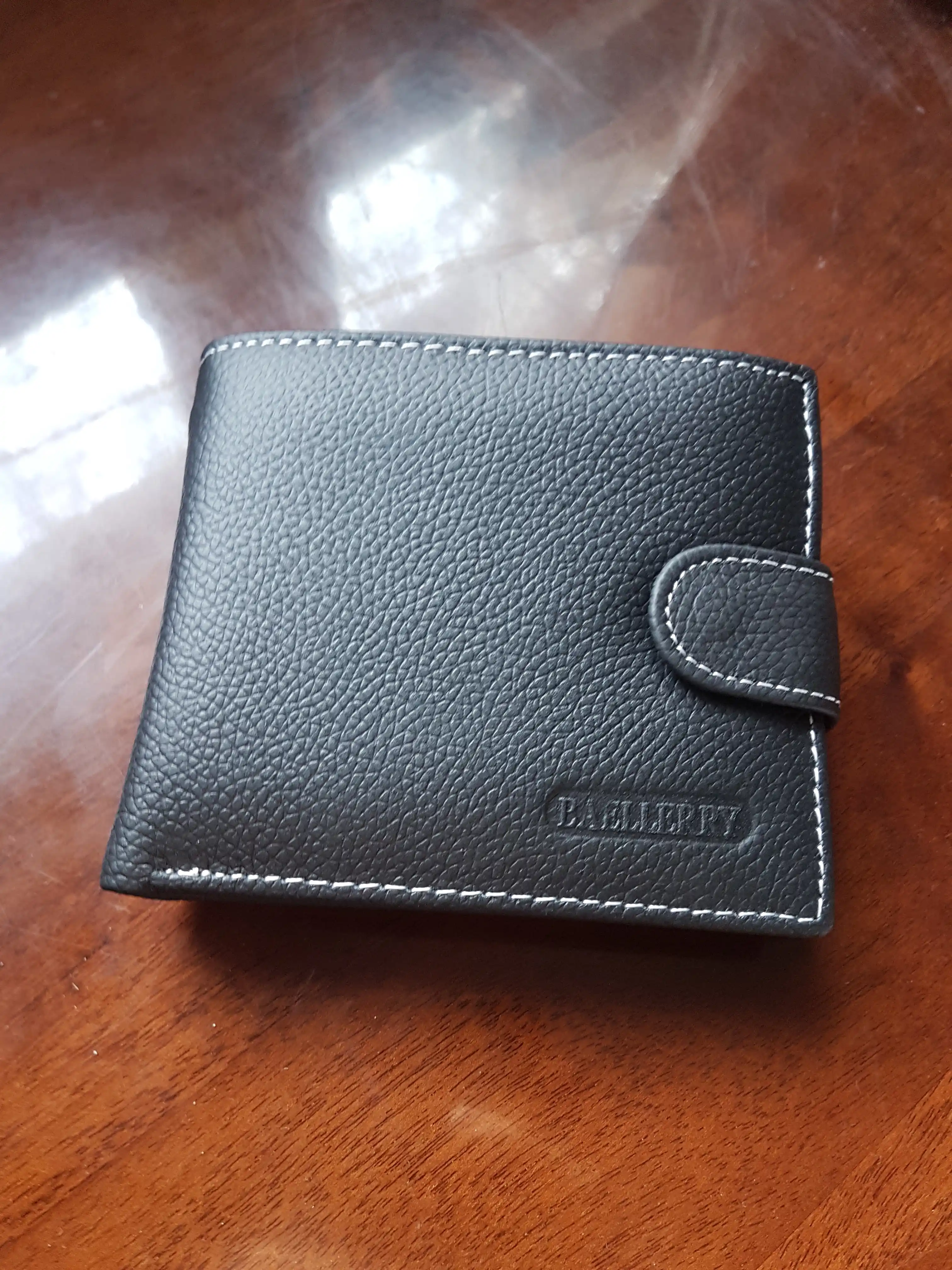 Erkaklar hamyoni Genuine Leather Pocket Wallet