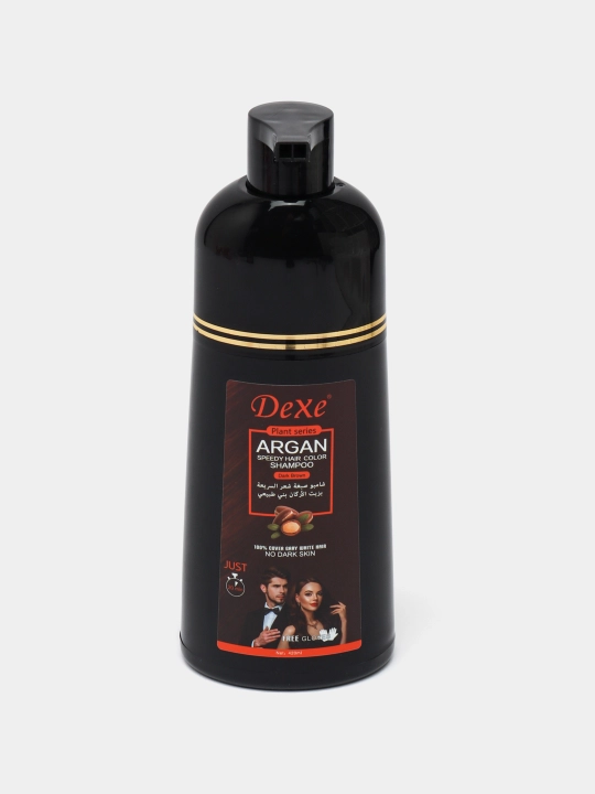 Шампунь и краска для волос Dexe, против седых волос