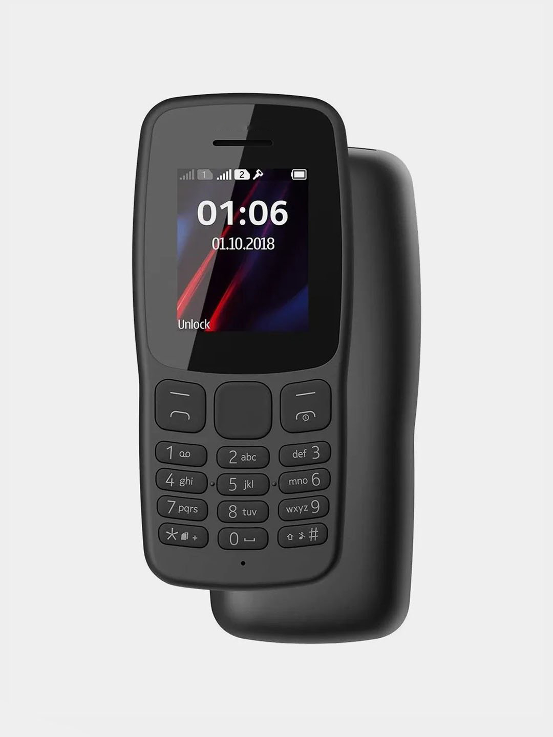 Кнопочный телефон N 106 GSM Dual-SIM купить по низким ценам в  интернет-магазине Uzum (782419)