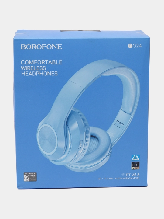 To'liq o'lchamli simsiz quloqchinlar Borofone BO24 Bluetooth 5.3 200mah