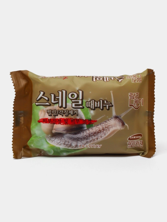 LillyKay yuz va tana uchun kosmetik piling sovun, 150 g, Koreya