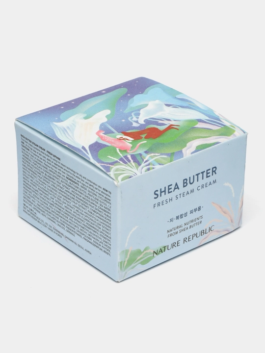 Shea Butter Steam Cream Fresh yog'li va aralash teri uchun tetiklantiruvchi bug' kremi