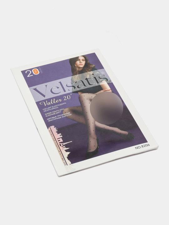 Колготки женские с узором, Velsatis 20, 40 ден S-XXL