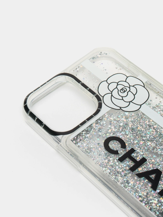 IPhone 11, 12, 13, Pro, Pro Max uchun suyuq yaltiroq shaffof g‘ilof, stressga qarshi