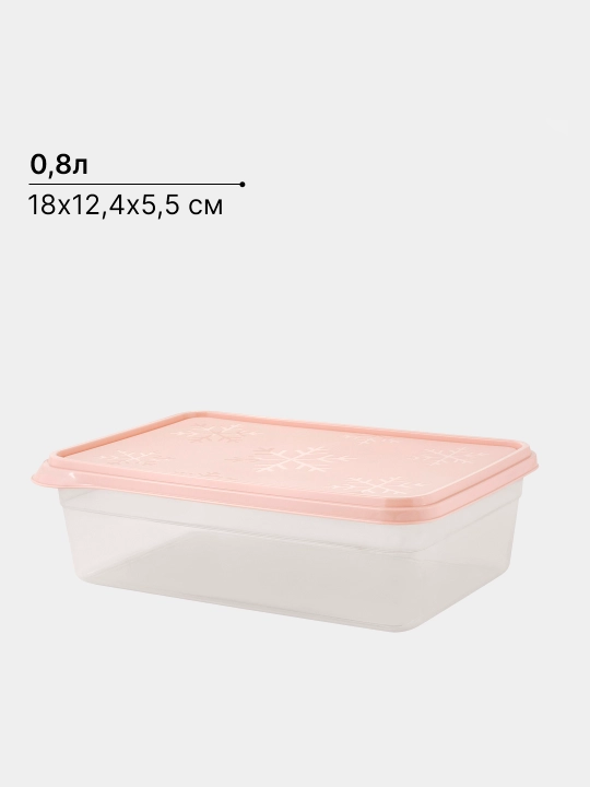 Набор контейнеров для продуктов для заморозки и микроволновки Plast Team Bergen
