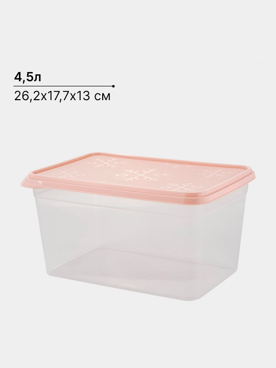 Набор контейнеров для продуктов для заморозки и микроволновки Plast Team Bergen