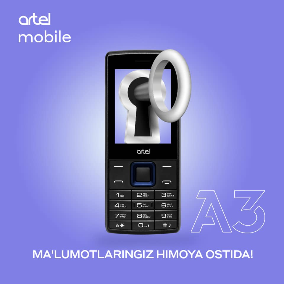 Кнопочный телефон Artel A3, GSM, Dual Sim купить по низким ценам в  интернет-магазине Uzum (796418)