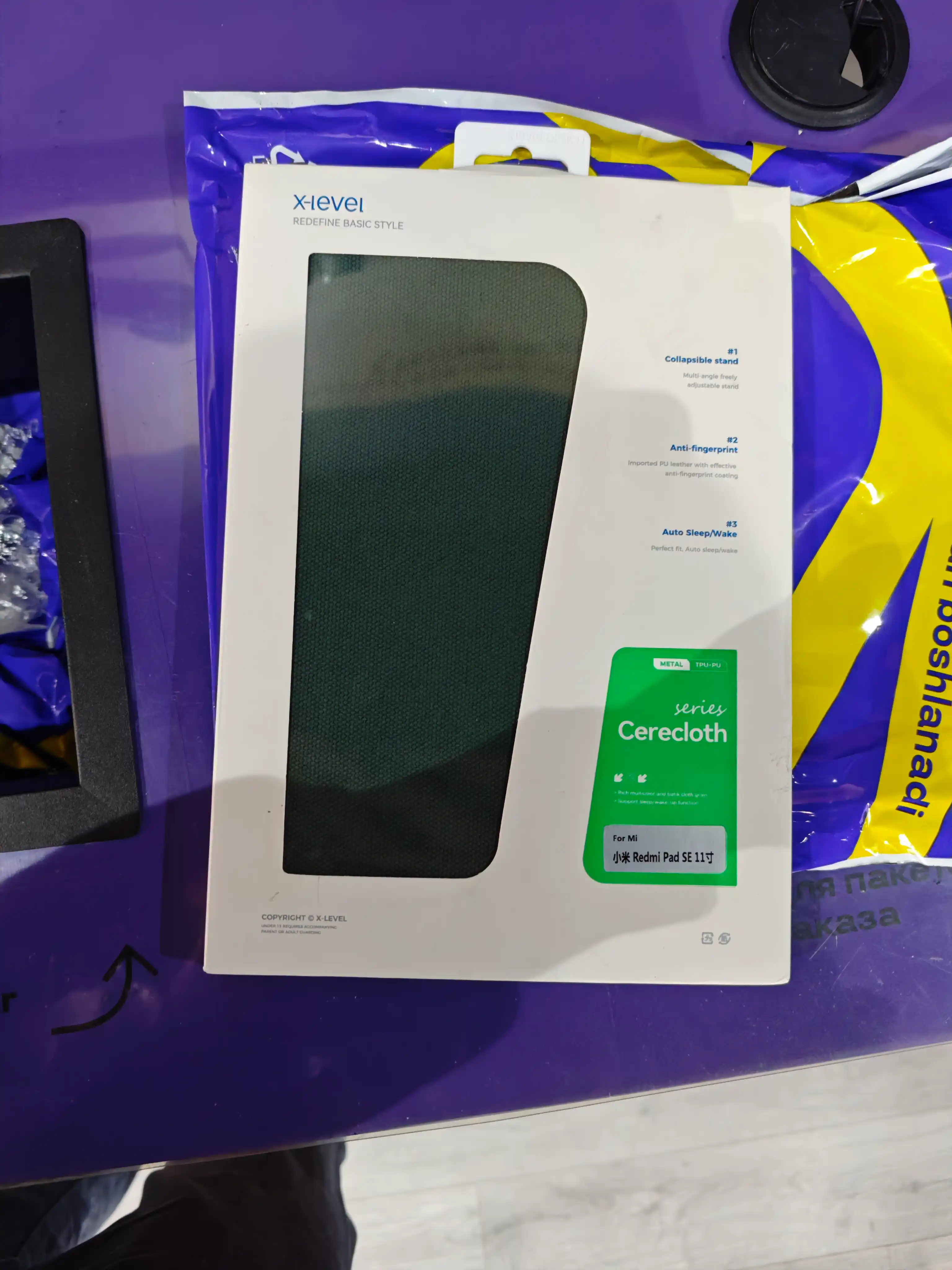 Тканевый чехол X-LEVEL CERECLOTH для Xiaomi Pad 6/6 Pro/SE 11