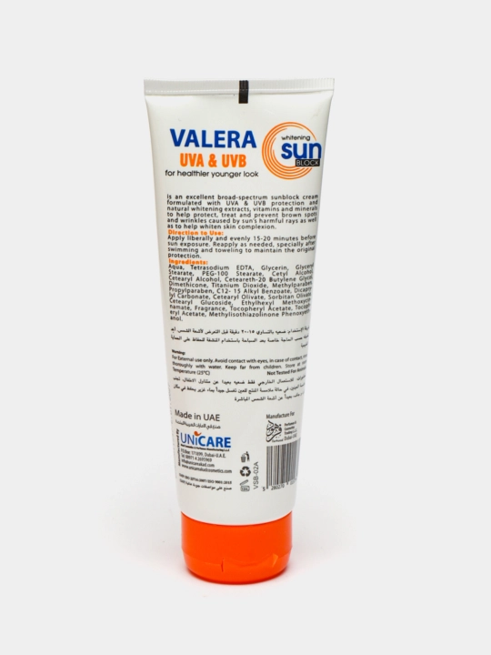 Quyoshdan himoyalovchi krem Valera Spf 90, 100 ml