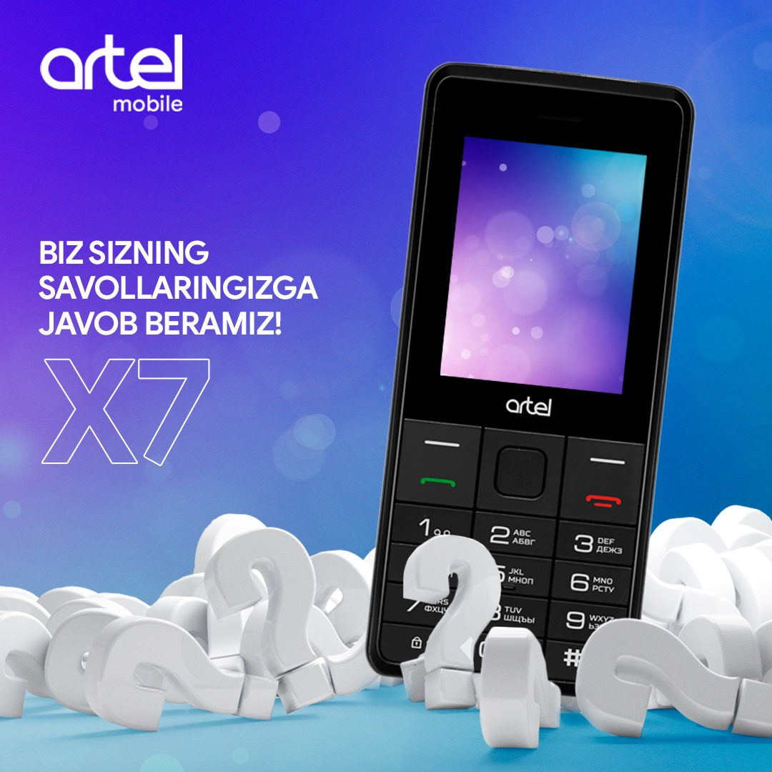 Кнопочный телефон Artel X7, GSM, Dual Sim купить по низким ценам в  интернет-магазине Uzum (796370)