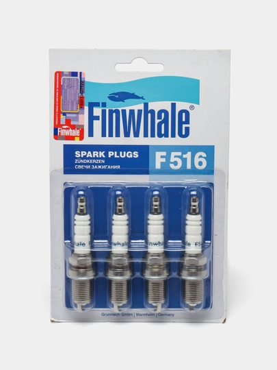 Свеча зажигания Finwhale F516, на автомобиль LADA, 16 клапанный, 4 шт — LADAAST-F516