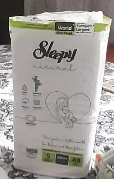 Детские подгузники Sleepy Natural Jumbo, №5, 11-18 кг, 48 шт