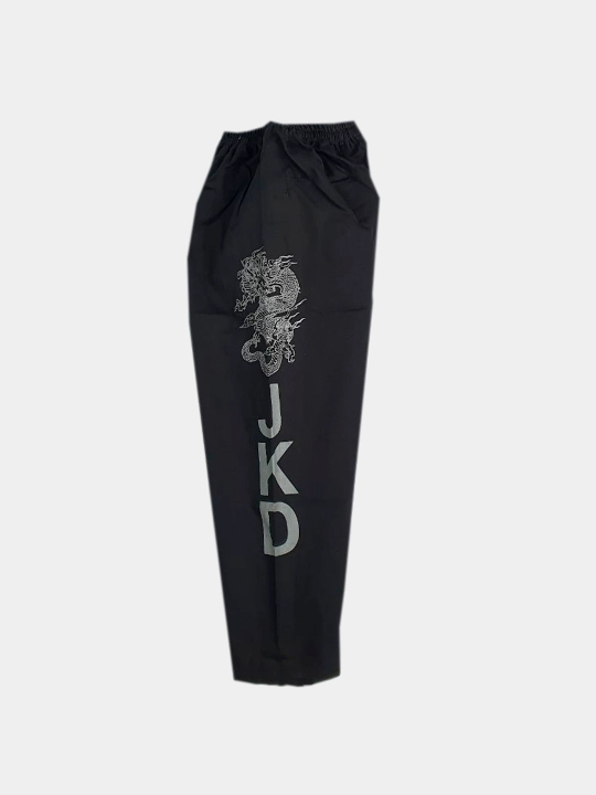 Djit kun do uchun kimono, usti oq, pasti qora