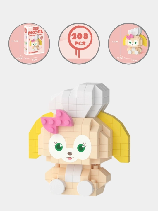 Лего мини конструктор 3D Hello Kitty, от Mekansm, игрушка Lego Disney - 