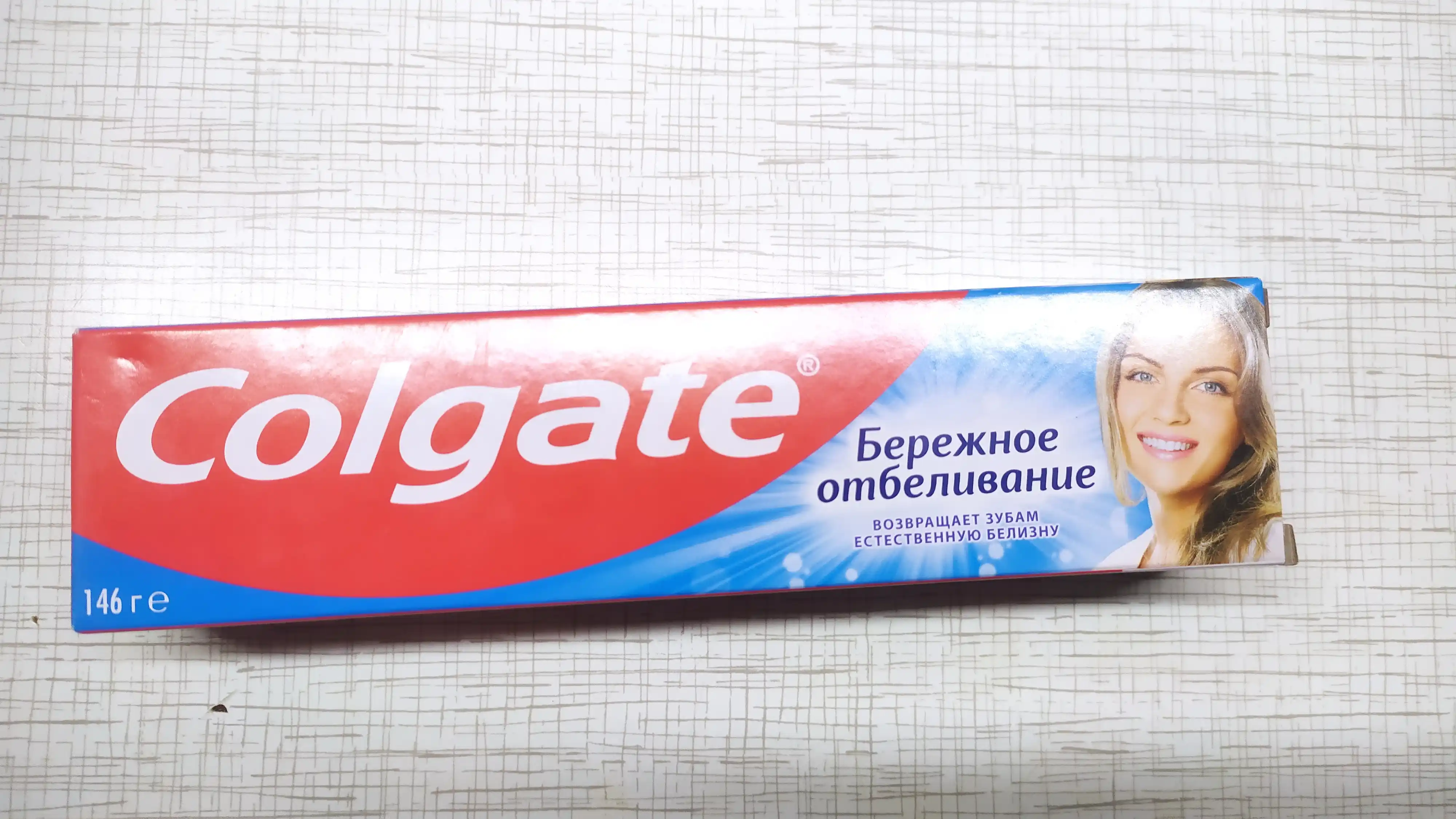 Colgate ehtiyotkorlik bilan oqartirish tish pastasi, ftor va kalsiy bilan, 100 ml