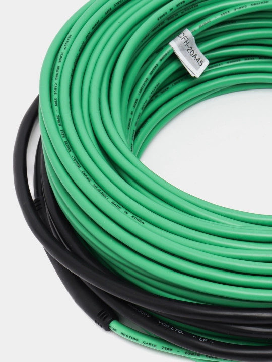 Korea qizdiruvchi issiq kabel toplami, Hectus, beton va plitkalarni isitish uchun, 20 Vt