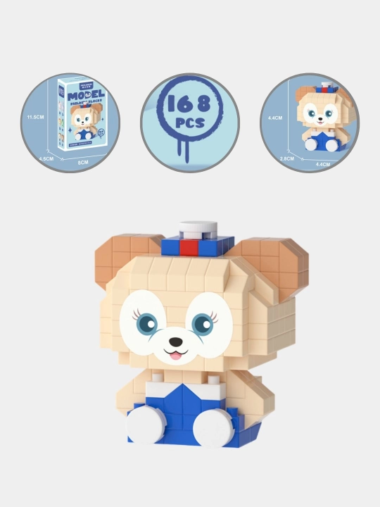 Лего мини конструктор 3D Hello Kitty, от Mekansm, игрушка Lego Disney