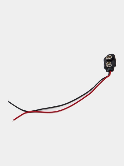 Krona batareyasi 9V uchun ulagich, simli terminal - 