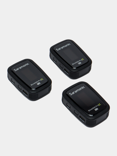 Saramonic Blink 500 ProX B1, B2 ikki kanalli simsiz mikrofon tizimi, petlichka