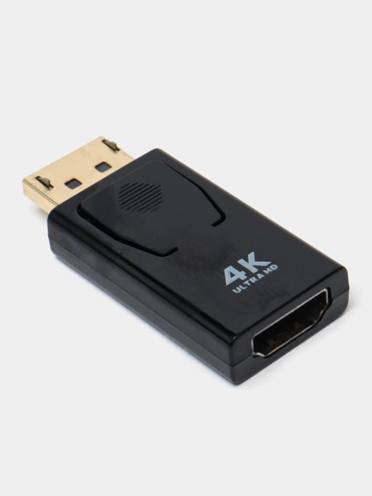 Adapter, konvertor DisplayPort - DisplayPort-HDMI-DP/HDMI HD 4K, kompyuter, TV, noutbuk