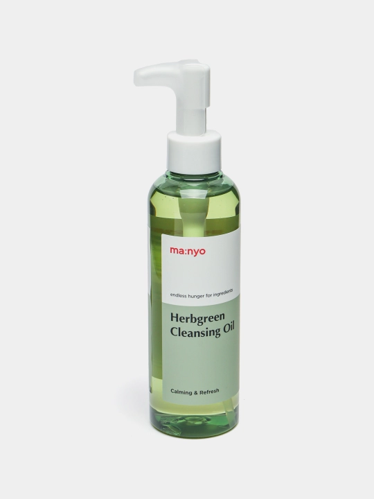 Manyo Factory Herb Green Cleansing Oil o'simlik ekstraktlari bilan gidrofilik moy - 