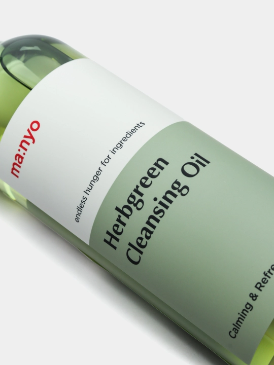 Manyo Factory Herb Green Cleansing Oil o'simlik ekstraktlari bilan gidrofilik moy