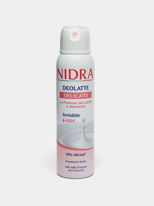 Дезодорант-спрей для женщин Nidra Delicato, с молочными протеинами и миндалем, 150 мл