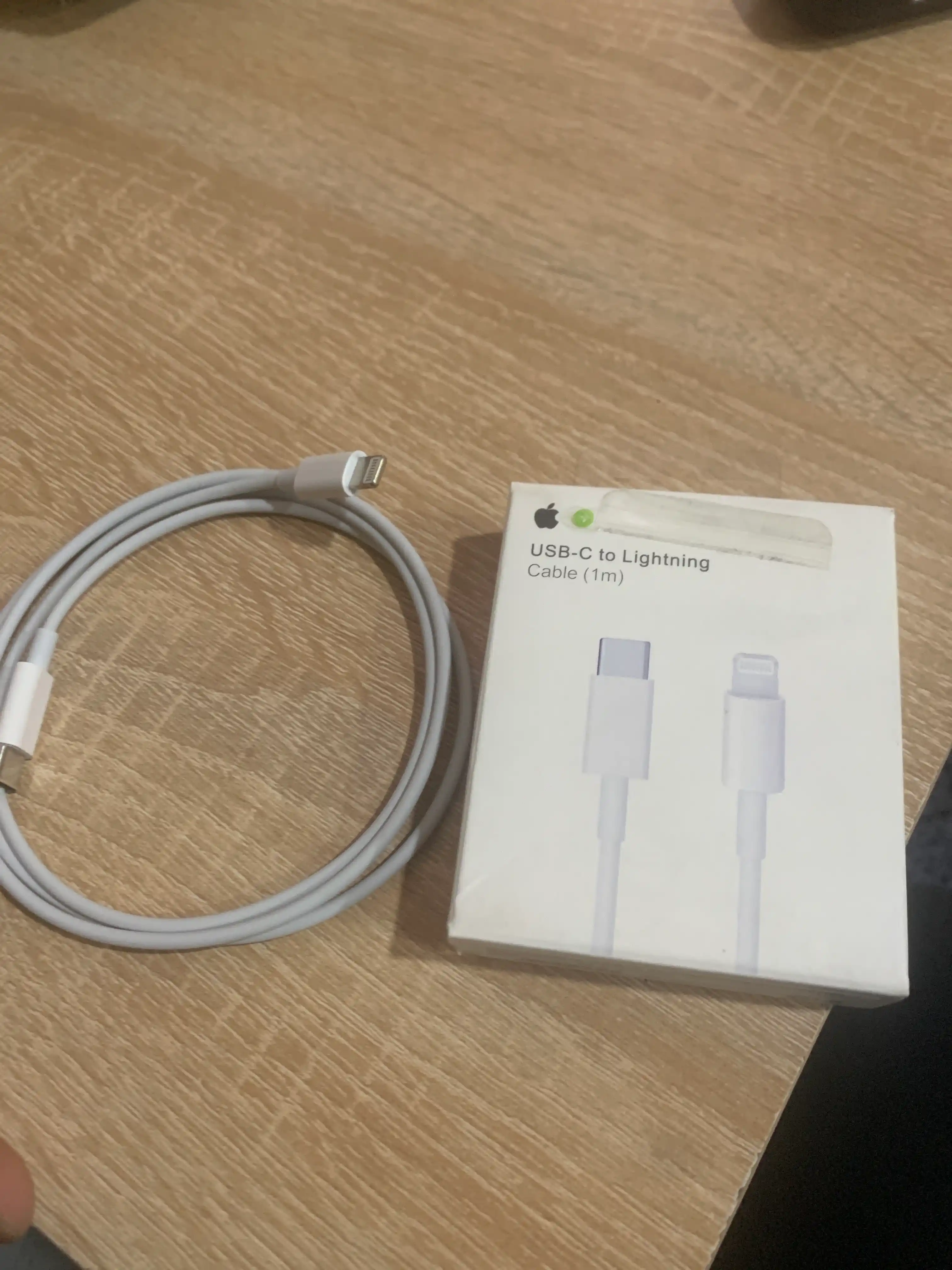 Zaryadlovchi kabel iPhone 5, 6, 7, 8, X, 11,12,13,14, iPad uchun, lightning-TYPE-C, 1 m