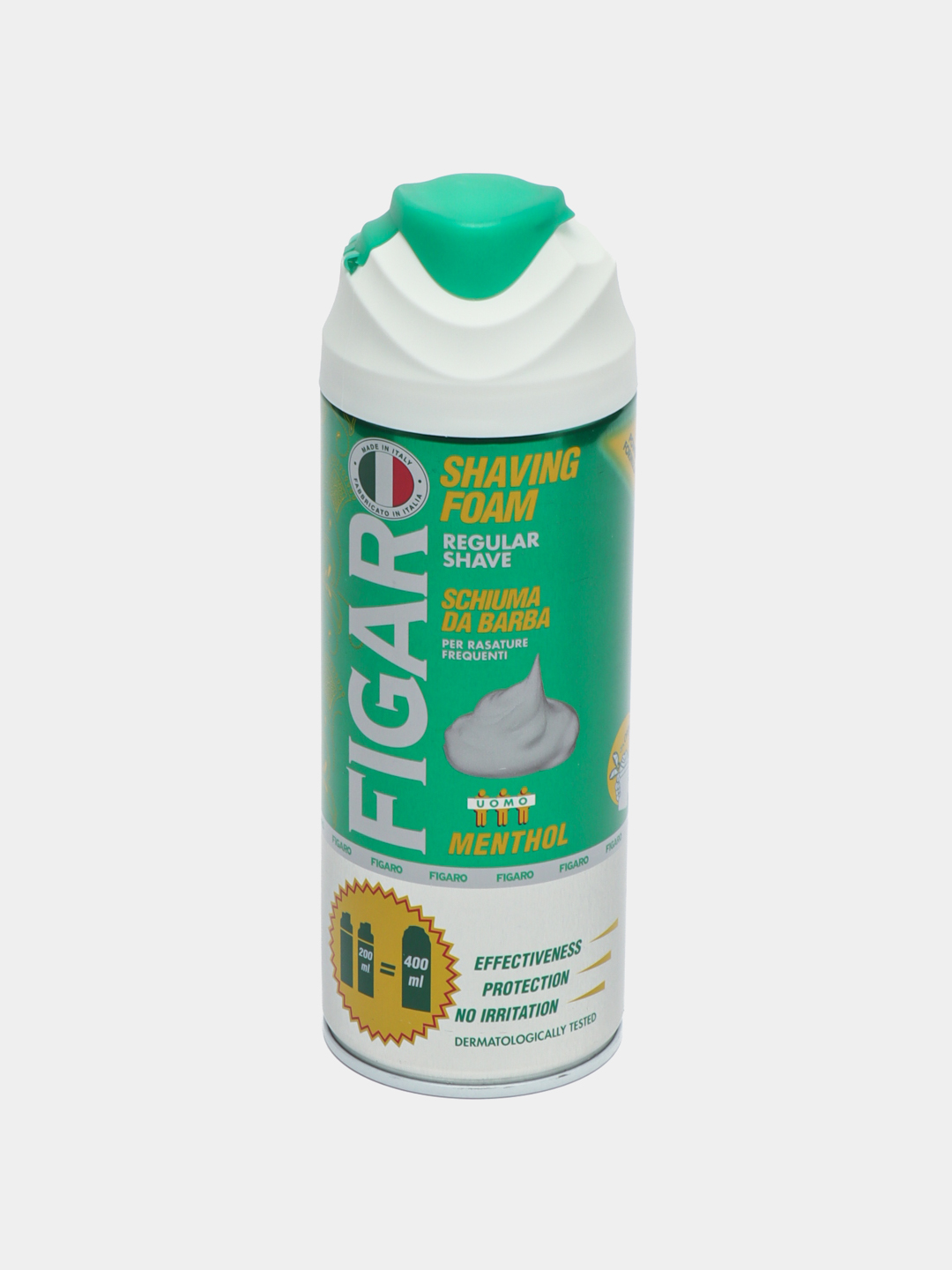 Пена для бритья Figaro, с ментолом, 400 мл