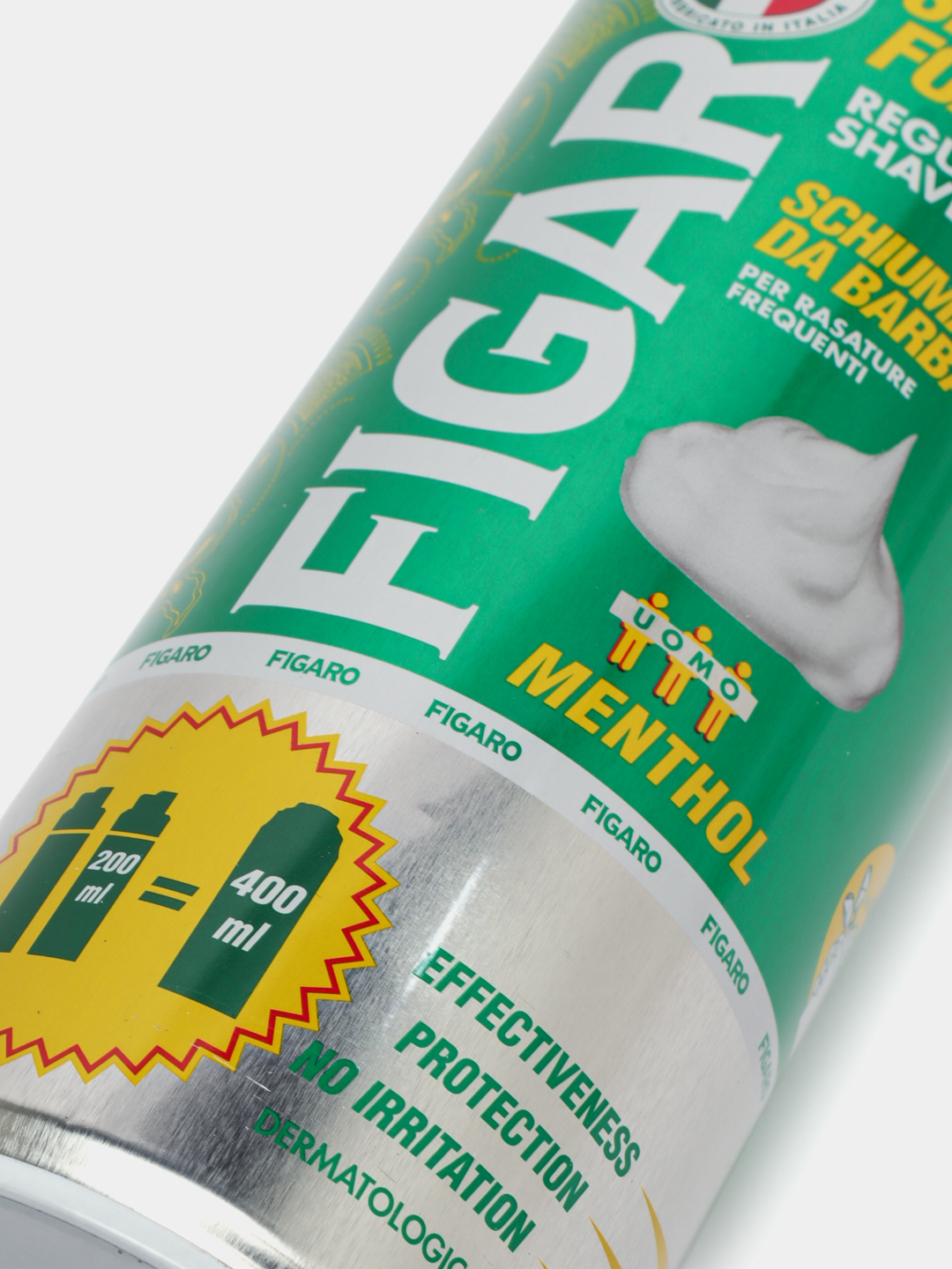 Пена для бритья Figaro, с ментолом, 400 мл
