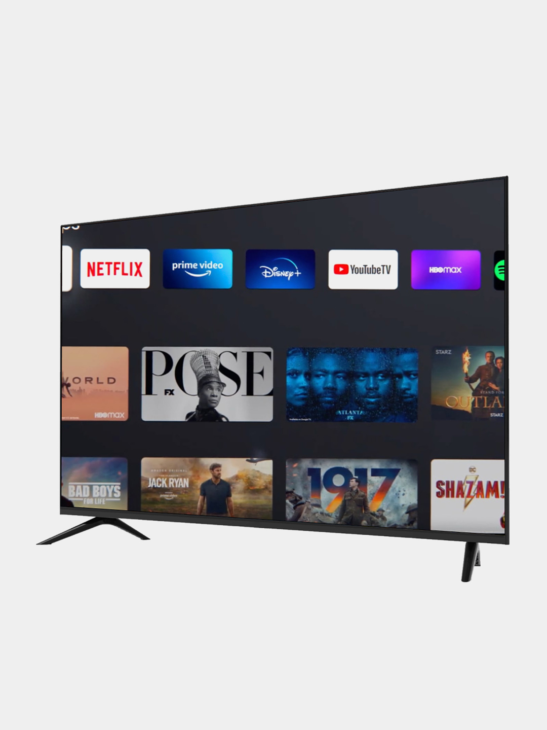 Телевизор MoonX 43", 50", 55" Full HD/4K UHD, Smart TV, голосовое ...