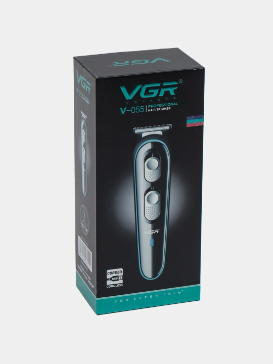 Professional simsiz soch kesish mashinasi VGR V-055, trimmer soqol olish uchun