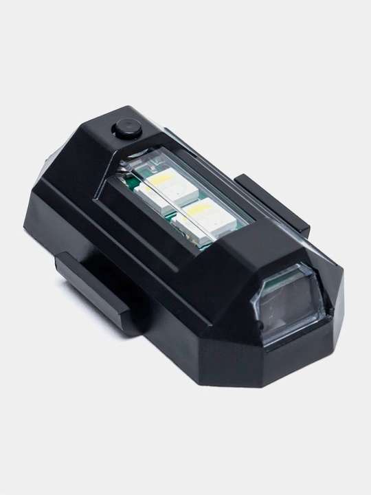 Mini-migalka, RGB LED, 7 xil rang, universal