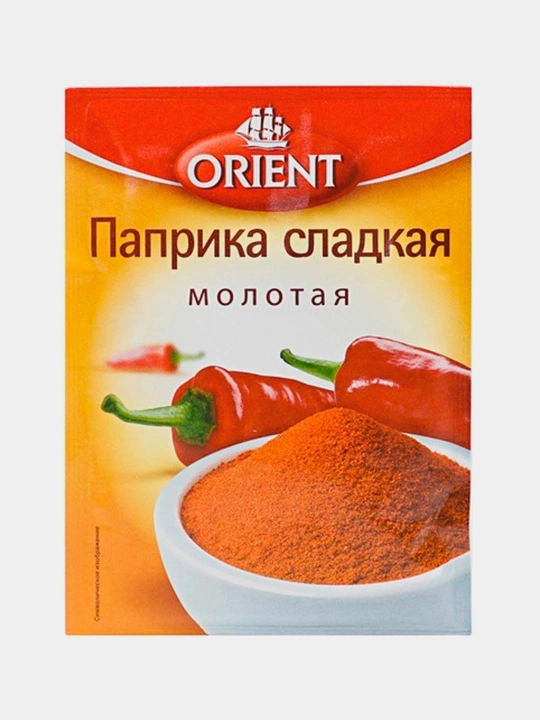 Maydalangan shirin paprika Orient, 15 g
