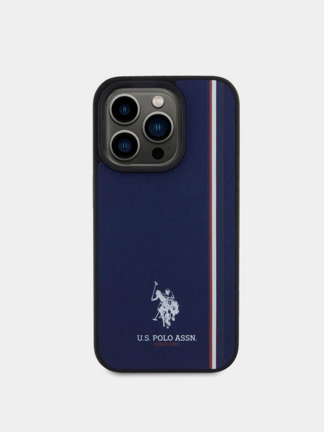 Чехол U.S. Polo Assn. Tricolor Line из искусственной кожи для iPhone 15 Pro  и 15 Pro Max купить по низким ценам в интернет-магазине Uzum (975730)